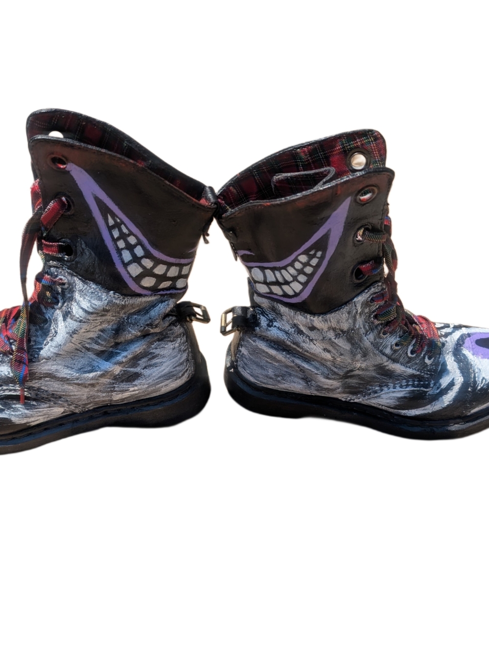 Dr. Martens 1914 Triumph Aimilita, Handpainted, Cheshire Cat, One Of A Kind - Picture 5 of 11